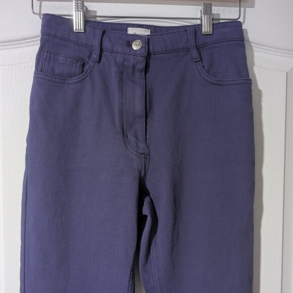 Aritzia Wilfred Free | Twostep High-rise Flared Pants In Deep Violet - Picture 8 of 13